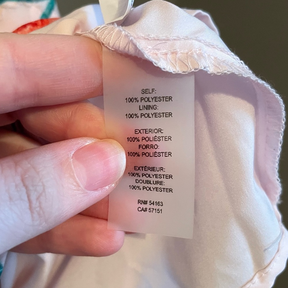 NWOT Kenzie Sz 0 Women’s Pink Floral Ruffle Midi Short Sleeve Dress Ret $149! - Picture 10 of 16